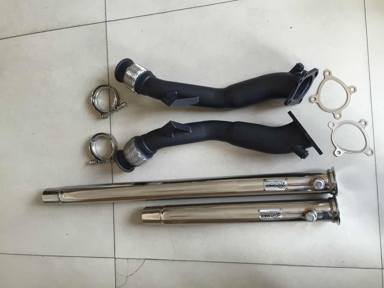 RS6 UPGRADED BRAIDED FLEX HYRBID 1.8mm THICK SUPER B5 S4 DOWNPIPES