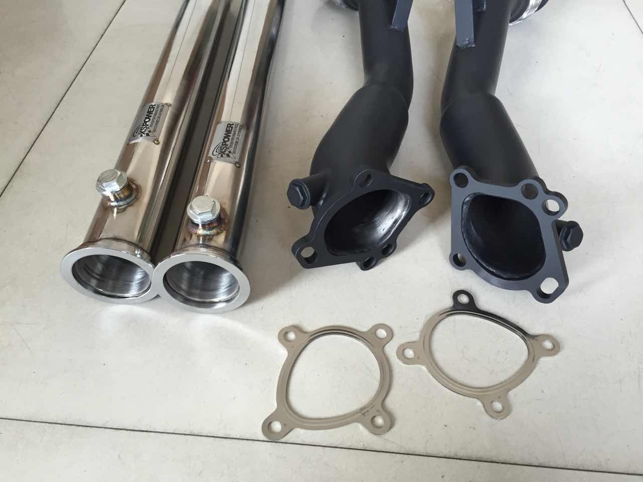 RS6 UPGRADED BRAIDED FLEX HYRBID 1.8mm THICK SUPER B5 S4 DOWNPIPES