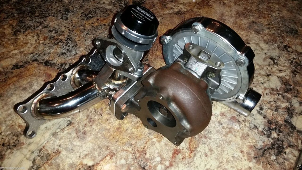 AUDI A4 1.8t T3 Turbo kit, Anti-surge t3 5 bolt .63ar, 38mm wastegate, dump tube