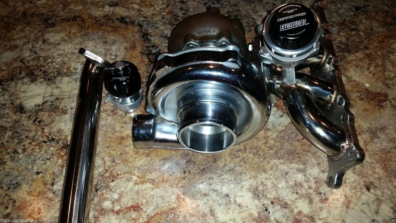 AUDI A4 1.8t T3 Turbo kit, Anti-surge t3 5 bolt .63ar, 38mm wastegate, dump tube