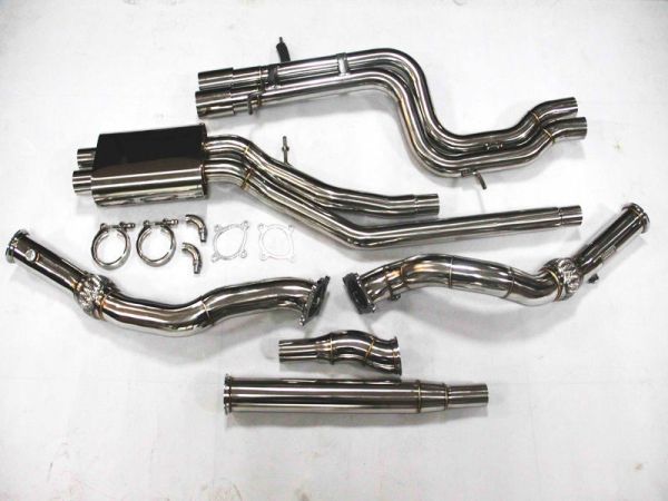AUDI S4 2.7L SINGLE  Muffler Turbo-back Downpipes and Exhaust Catback