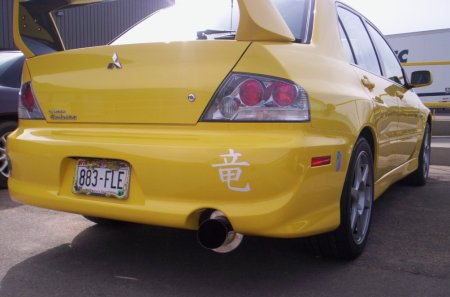 EVO VIII SUPER "TURBO-BACK"