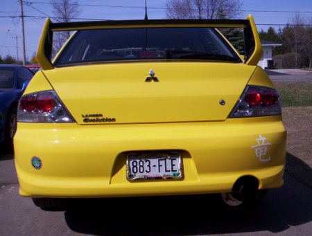 EVO VIII SUPER "TURBO-BACK"