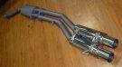 NISSAN S13 " DUAL TIP " CATBACK EXHAUST