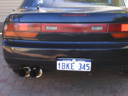 NISSAN S13 " DUAL TIP " CATBACK EXHAUST