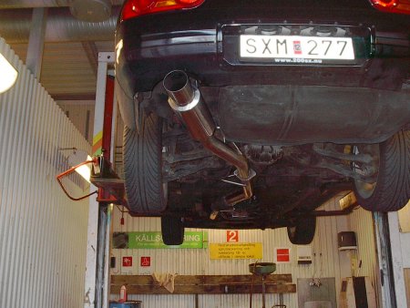 NISSAN S13 SINGLE " TURBO BACK " EXHAUST