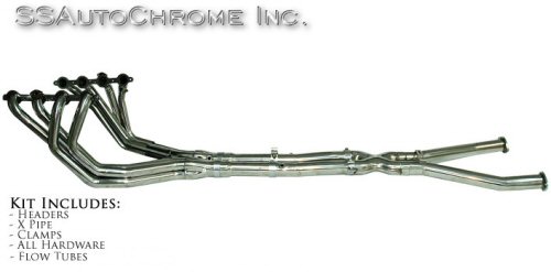 CORVETTE C6 RACE HEADERS AND 3" X PIPE