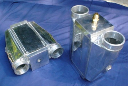 WATER TO AIR SUPER RACE STYLE INTERCOOLER
