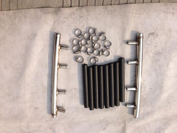 BBC Double Walled Jacketed Jet Boat Headers TT