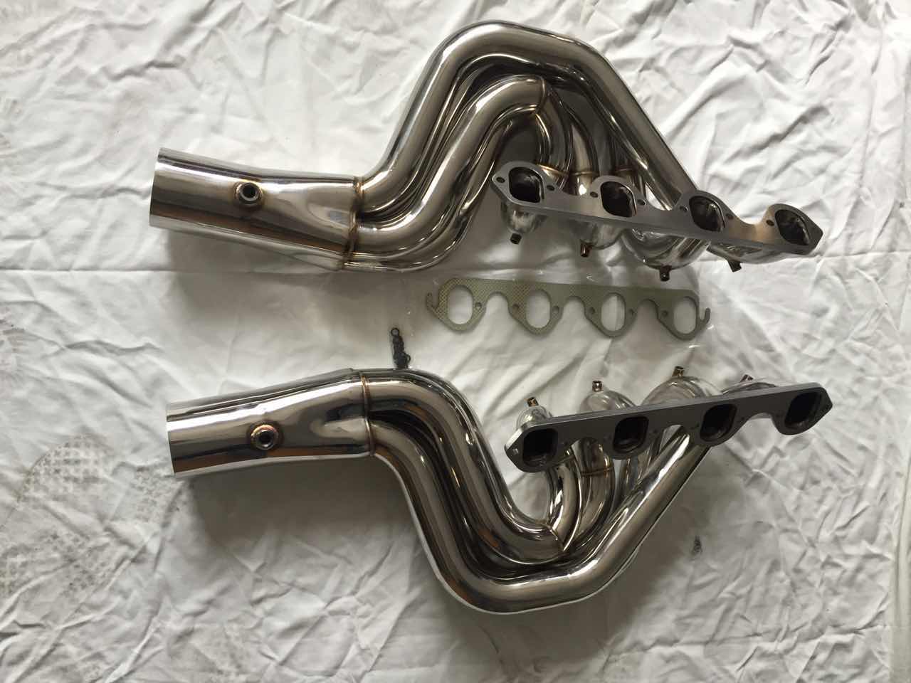 Big Block Ford Thru Transom Exhaust 460 Jet Race Boat Water Injected Headers