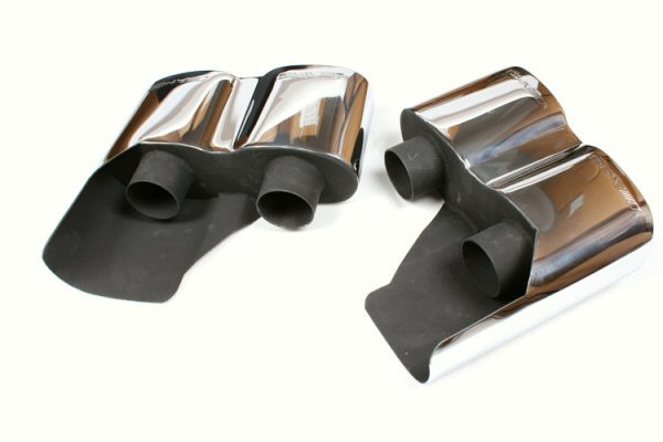 W221 Mercedes S550 S63 S65 AMG Exhaust Tips Muffler
