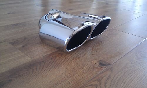 W221 Mercedes S550 S63 S65 AMG Exhaust Tips Muffler Tips