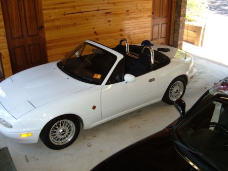 MIATA MX5 / CUSTOM STAINLESS DUAL HOOP ROLL BAR