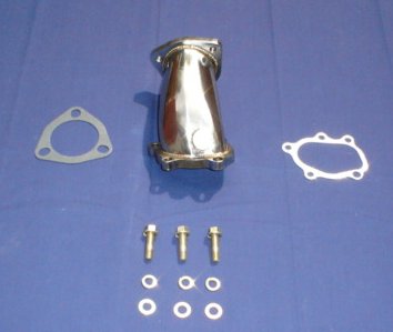 S13 SINGLE HUGE TRUST STYLE TURBO OUTLET DUMP PIPE