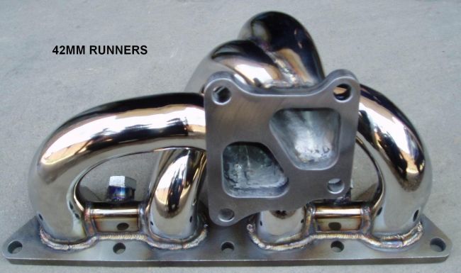 Short Runner Tubular Stock Replacement Exhaust Manifold (Evo 8/9)