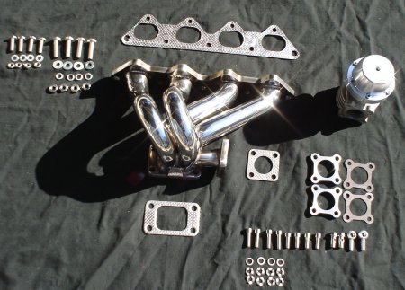 4g63 DSM Turbo MANIFOLD HEADER &/46mm Wastegate ~ EVO