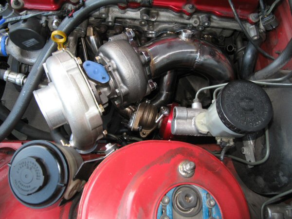 SR20DET SR20 Top Mount Turbo Manifold Nissan T3 T4 Tial 38 S13 S14
