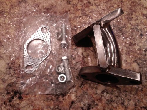 38MM WG Wastegate TURBO RELOCATER STAINLESS STEEL ELBOW TUBE PIPE II