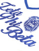 Zeta Phi Beta Sorority V-Neck- White/Blue