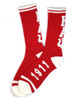 Kappa Alpha Psi Fraternity Socks-Red