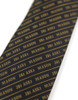 Mason Masonic Necktie- 2B1Ask1-Black/Gold