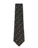 Mason Masonic Necktie- Square and Compass-Black/Gold