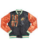 Florida A&M University FAMU Satin Sequin Jacket- Orange/Black