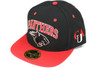 Clark Atlanta University Snapback Hat-Black- Front