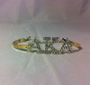 Alpha Kappa Alpha Sorority Bracelet-Gold