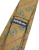 Omega Psi Phi Fraternity Necktie- Crest-Old Gold