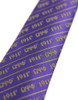 Omega Psi Phi Fraternity Necktie- Three Greek Letters-Purple