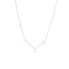 Delta Sigma Theta Sorority Sisters Forever Necklace- Silver