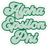 Alpha Epsilon Phi AEPHI Sorority Retro Magnets- Set of 2