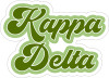 Kappa Delta Sorority Retro Magnets- Set of 2