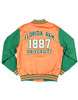 Florida A&M University FAMU Baseball Jacket-Orange/Green-Back