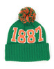 Florida A&M University FAMU Beanie- Green/Orange-Back