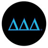 Delta Delta Delta Tri-Delta Sorority LED Car Door Light- Set of 2