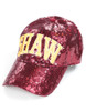Shaw University Sequin Hat-Front
