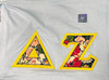 Delta Zeta Sorority Light Blue T-Shirt- Size XS