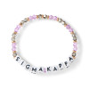 Sigma Kappa Sorority Glass Beaded Bracelet 