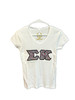 Sigma Kappa Sorority T-Shirt- White-Size Small