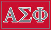 Alpha Sigma Phi Fraternity Flag- Greek Letters