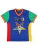 Order of the Eastern Star OES Football Jersey- Blue-Front