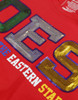 Order of the Eastern Star OES Short Sleeve Shirt- Sequin Patch-Red