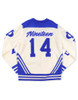 Phi Beta Sigma Fraternity Pull Over V-Neck Sweater- Crest-White/Blue        