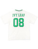 Alpha Kappa Alpha AKA Sorority Oversized V-Neck Football Jersey Tee-Ivory-Back