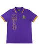 Omega Psi Phi Fraternity Polo Shirt-Three Greek letters