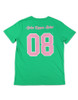 Alpha Kappa Alpha AKA Sorority Dri-Fit Shirt-Glitter Three Greek Letters-Green