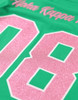 Alpha Kappa Alpha AKA Sorority Dri-Fit Shirt-Glitter Three Greek Letters-Green
