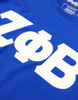 Zeta Phi Beta Sorority Dri-Fit Shirt-Blue